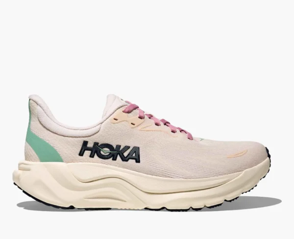 Hoka Bondi 8 Rose Cream Shoes