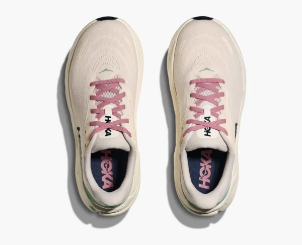 Hoka Bondi 8 Rose Cream Shoes