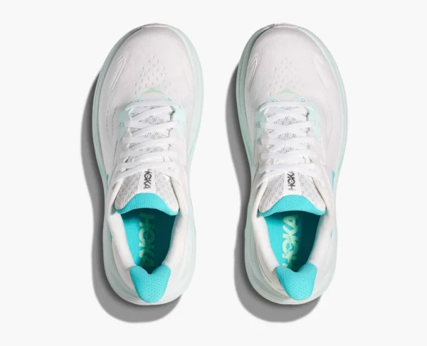 Hoka Woman Clifton 10 Running White Shoes