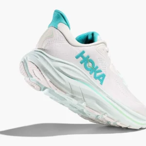 Hoka Woman Clifton 10 Running White Shoes